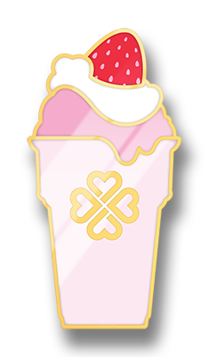 Ekka Strawberry Sundae Pin